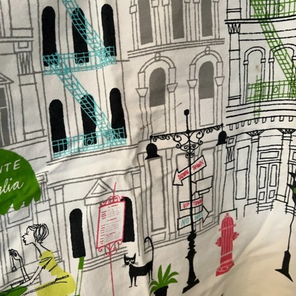 kate spade about town bathroom set waste basket toothbrush holders *2ND LISTING! - Picture 8 of 11